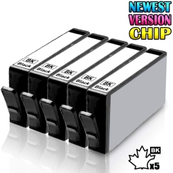 INKFIRST 5 Compatible Ink Cartridges Replacement for HP 564 Xl 564Xl High Yield Officejet 4610 4620 4622 Deskjet 3070A In Black