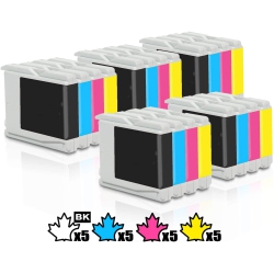 INKFIRST 5 Set Of 4 ® Compatible Ink Cartridges Lc51Bk Lc51C Lc51M Lc51Y Replacement for Brother Lc51 Intellifax 1360 1860C