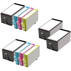 INKFIRST 10 Compatible Ink Cartridges Replacement for HP 920Xl CD975An CD972An CD973An CD974An Officejet 7000 7500A 2Set+2Bk