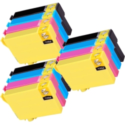 INKFIRST 3 Set Of 4 ® Compatible 220 220Xl Ink Cartridges Replacement for Epson 220Xl High Capacity Workforce 2630 2650 2660