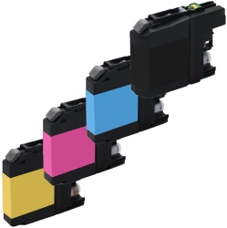 INKFIRST 1 Set Of 4 ® Compatible Ink Cartridges Lc103 Replacement for Brother Lc103 Mfc-J4410Dw Mfc-J4510Dw Mfc-J4710Dw