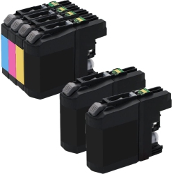 INKFIRST 6 ® Compatible Ink Cartridges Lc103 Replacement for Brother Lc103 Mfc-J4510Dw Mfc-J4610Dw Mfc-J4710Dw 1Set+2Bk