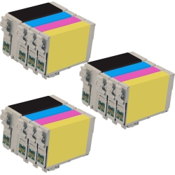 INKFIRST 3 Set Of 4 ® Compatible 127 Ink Cartridges Replacement for Epson 127 High Capacity Workforce 545 60 630 633 635