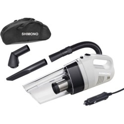 SHIMONO Car Vacuum Portable 150W 12V 4000Pa Handheld Lightweight Cyclone Cleaner