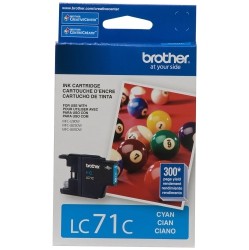 BROTHER Lc71Cs Genuine Ink Cartridge In Cyan