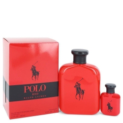 RALPH LAUREN Gift Set Polo By In Red