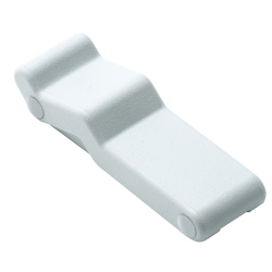 SOUTHCO Concealed Soft Draw Latch W-Keeper - Rubber In White