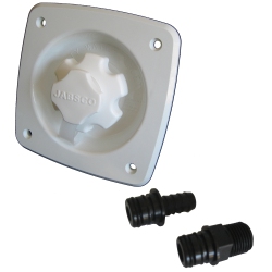JABSCO Water Pressure Regulator - Flush Mount - In White