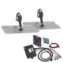 LENCO MARINE Lenco 12" X 12" Standard Trim Tab Kit W-Led Indicator Switch Kit 12V