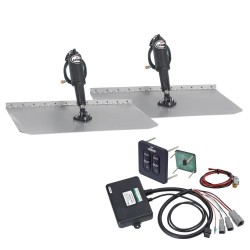 LENCO MARINE Lenco 12"x12" Standard Trim Tab Kit W-Standard Tactile Switch 12V