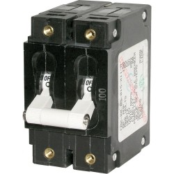 BLUE SEA SYSTEMS Sea 7251 C-Series Double Pole Circuit Breaker - 50A