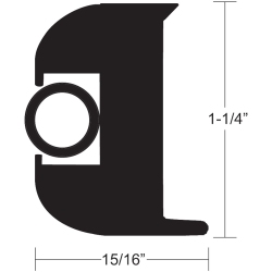 TACO MARINE Taco Flex Vinyl Rub Rail Kit - W- Insert - 70' - 1-1-4" X 15-16" In Black