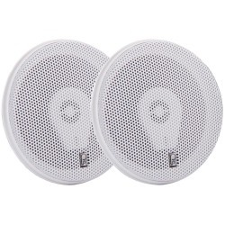 POLY-PLANAR Ma8505W 5" Three-Way Titanium Series Marine Speakers - In White