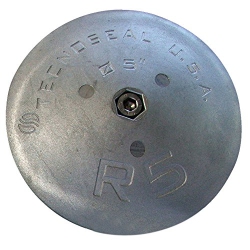 TECNOSEAL R5Al Rudder Anode - Aluminum - 5" X 7-8