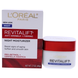 LOREAL PARIS Revitalift Anti-Wrinkle & Firming Moisturizer By L'oreal Paris for Unisex - 1.7 OZ Night Cream