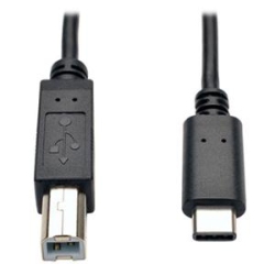 TRIPP LITE MFG CO. Tripp Lite USB 2.0 Hi-Speed Cable (B Male to USB Type-C Male), 6-Ft