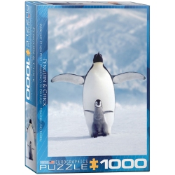 EUROGRAPHICS Penguin & Chick 1000-Piece Puzzle