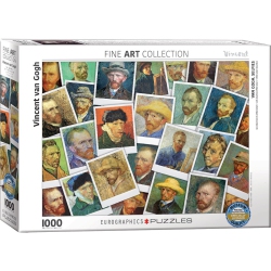 EUROGRAPHICS Van Gogh Selfies By Vincent Van Gogh 1000-Piece Puzzle
