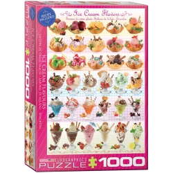 EUROGRAPHICS Ice Cream Flavours 1000-Piece Puzzle