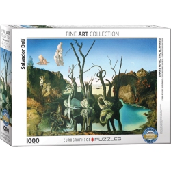 EUROGRAPHICS Swans Reflecting Elephants By Salvador Dalí 1000-Piece Puzzle
