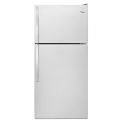 Whirlpool 30" 18.2 Cu. Ft. Top Freezer Refrigerator - Stainless Steel - Open Box - Scratch & Dent
