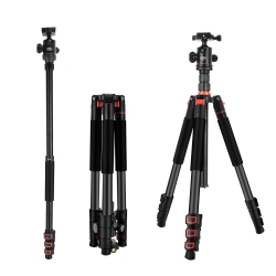 VIVIDER (Tm) 76" Max Load 8Kg 17.6Lbs Professional Aluminum Camera Tripod Monopod With Ball Head Quick Release Board Compatible With Dslr Tripod