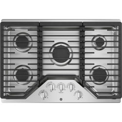 Surface De Cuisson Au Gaz 5 Brûleurs De 30 Po De Ge (Jgp5030Slss) - Inox - Bo - Parfait État
