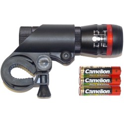 CAMELION 3 Watt Cree Xp-E Led Flashlight With Bike Mount