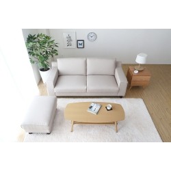 7955 Elegant Loveseat With Matching Ottoman