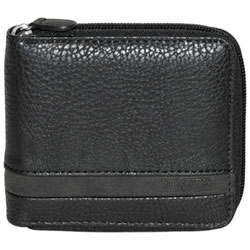 Roots Roughing It Bi-fold Wallet - Black