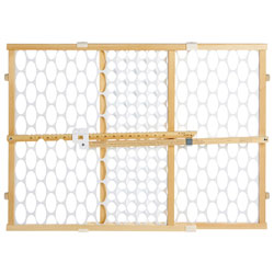 North States Quick-Fit Pressure Mounted Safety Gate - Natural/White