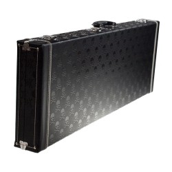 SOLO GUITARS Solo Large Hardshell St/tc Electric Guitar Case Skulls In Black