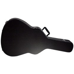 SOLO GUITARS Solo Acoustic Dreadnought Hardshell Guitar Case In Black