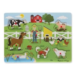 MELISSA & DOUG Old Macdonald's Farm Sound Puzzle