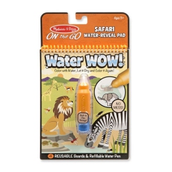 MELISSA & DOUG Water Wow Safari, On The Go