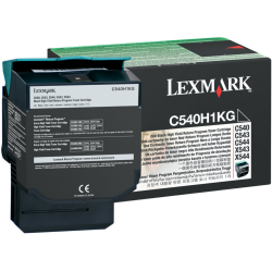 LEXMARK C540H1Kg High Yield Original Toner Cartridge for C540, C543, C544, C546Dtn, X543, X544, X546Dtn In Black