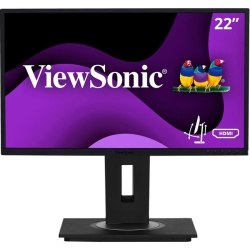 VIEWSONIC Vg2248 22" Ips 1080P Ergonomic Monitor With HDMI Displayport USB And 40 Degree Tilt for Home And Office