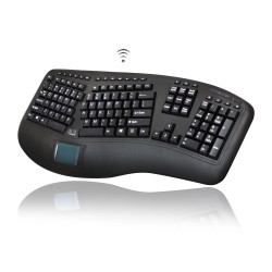 ADESSO Bluetooth Ergonomic Keyboard Built-In Touchpad - (Wkb-4500Ub)