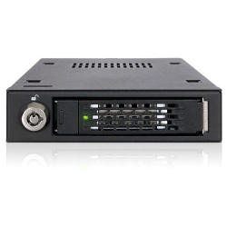 ICY DOCK Removable 2.5 Inch U.2 Nvme Mobile Rack for External 3.5 Inch Drive Bay (Mb601Vk-B)