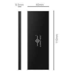 VANTEC Hard Drive Nexstar Sx M.2 to USB 3.0 Enclosure (Nst-M2Sts3-Bk) In Black