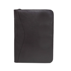 ASHLIN ® Designer | Copperfield Zippered Portfolio Inside Gusseted Pocket