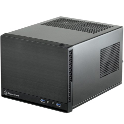 SILVERSTONE TECHNOLO Silverstone Case Mitx No Ps 0 0 (1) USB 3.0 (Sg13B-Q) In Black