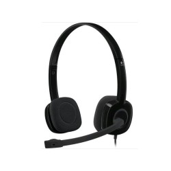 LOGITECH 981-000587 Stereo Headset H151 (Black)