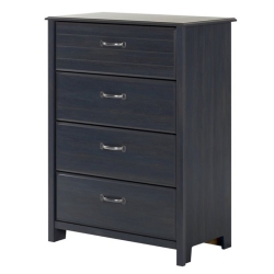 SOUTH SHORE CANADA South Shore Ulysses 4-Drawer Chest, Blueberry