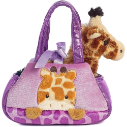 AURORA World Fancy Pals Peek-A-Boo Giraffe Pet Carrier