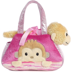 AURORA World Fancy Pals Peek-A-Boo Monkey Pet Carrier