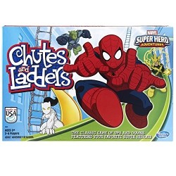 HASBRO Marvel Spider-Man Web Warriors Chutes & Ladders Game