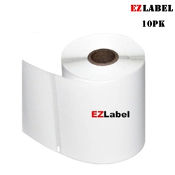 EZLABEL 10 Rolls Dymo 1744907 Thermal Printer Labels Shipping Extra Large 4" X 6" 220 Labels In White