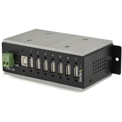 STARTECH.COM Startech 7-Port Industrial USB 2.0 Hub With Esd Protection & 350W Surge Protection - Wall Mountable (Hb20A7Ame)