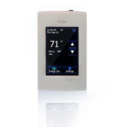 NUHEAT Ac0055 Signature Wifi Touchscreen Programmable Dual-Voltage Thermostat